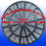 فیلتر ذغالی هود گرد 15 پایه کوتاه