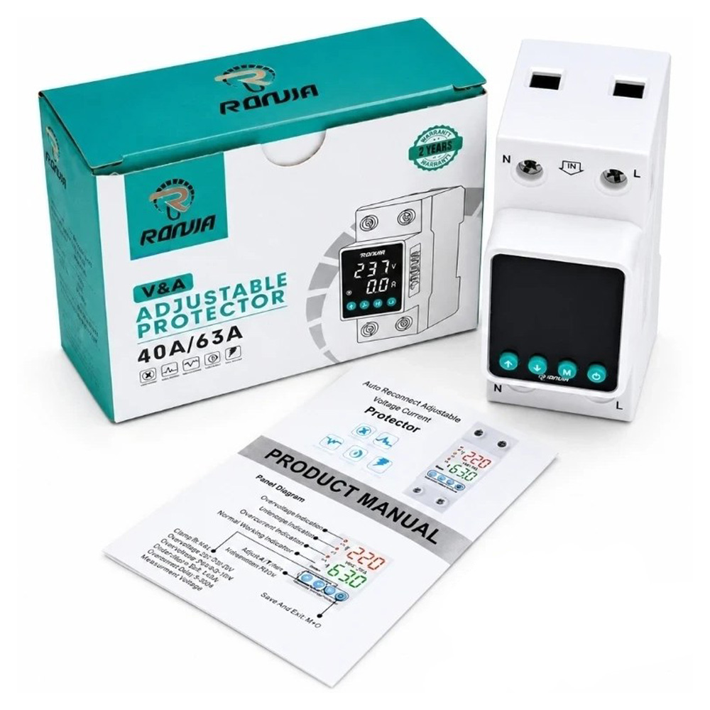 محافظ ولتاژ و جریان رونیا مدل VAP-006